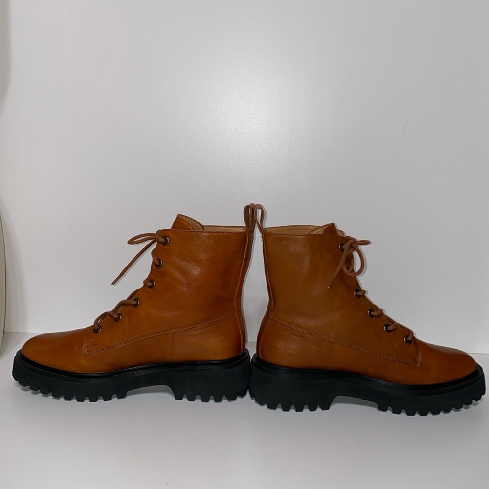 Madewell The Rayna Lace Up Leather Boots - Picture 13 of 17